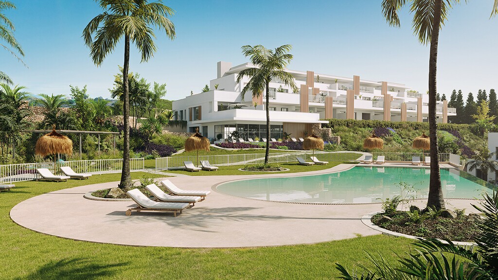 Luxury Apartment With A Private Garden In Casares