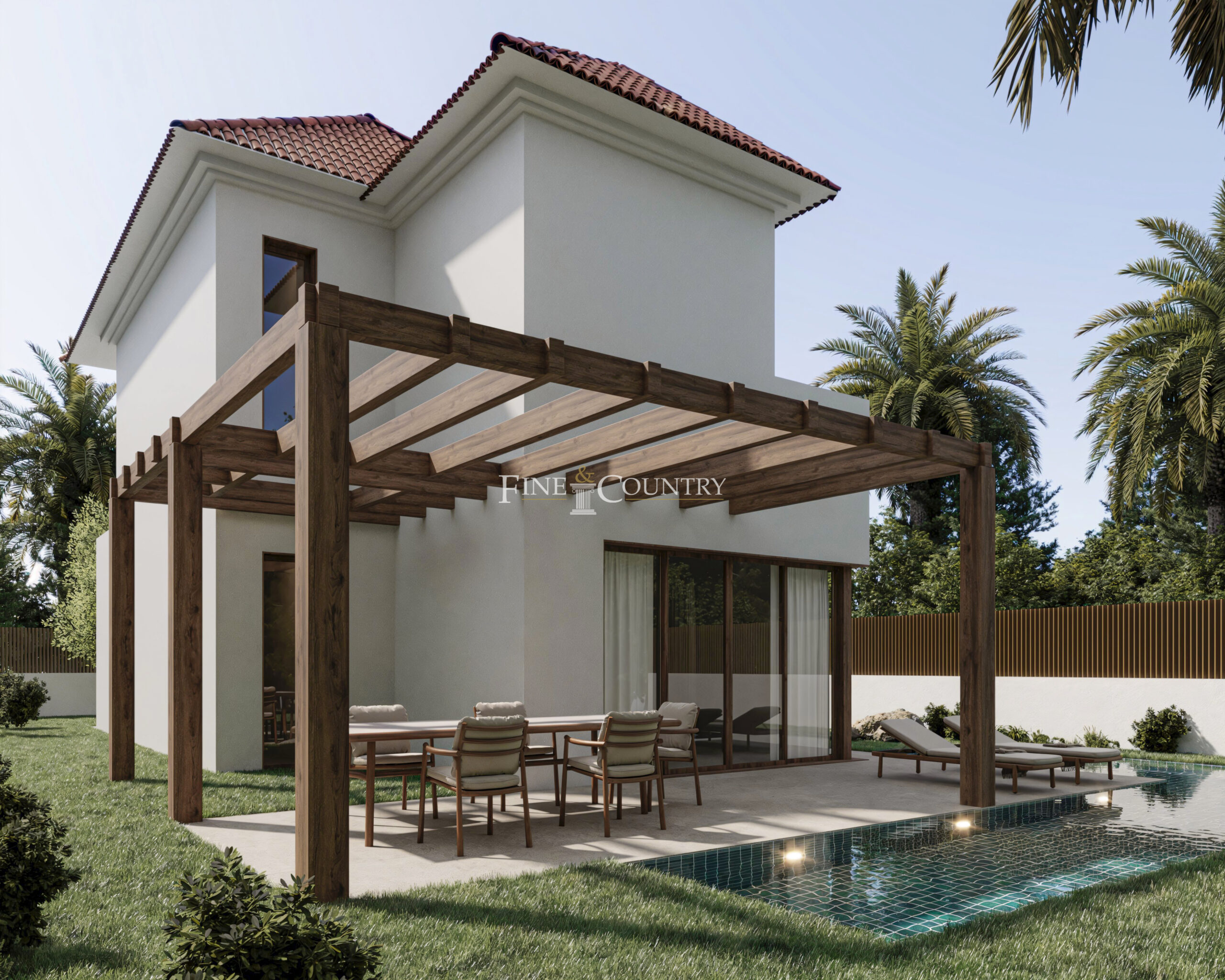 Contemporary Villa With A Private Garden In Alcalali