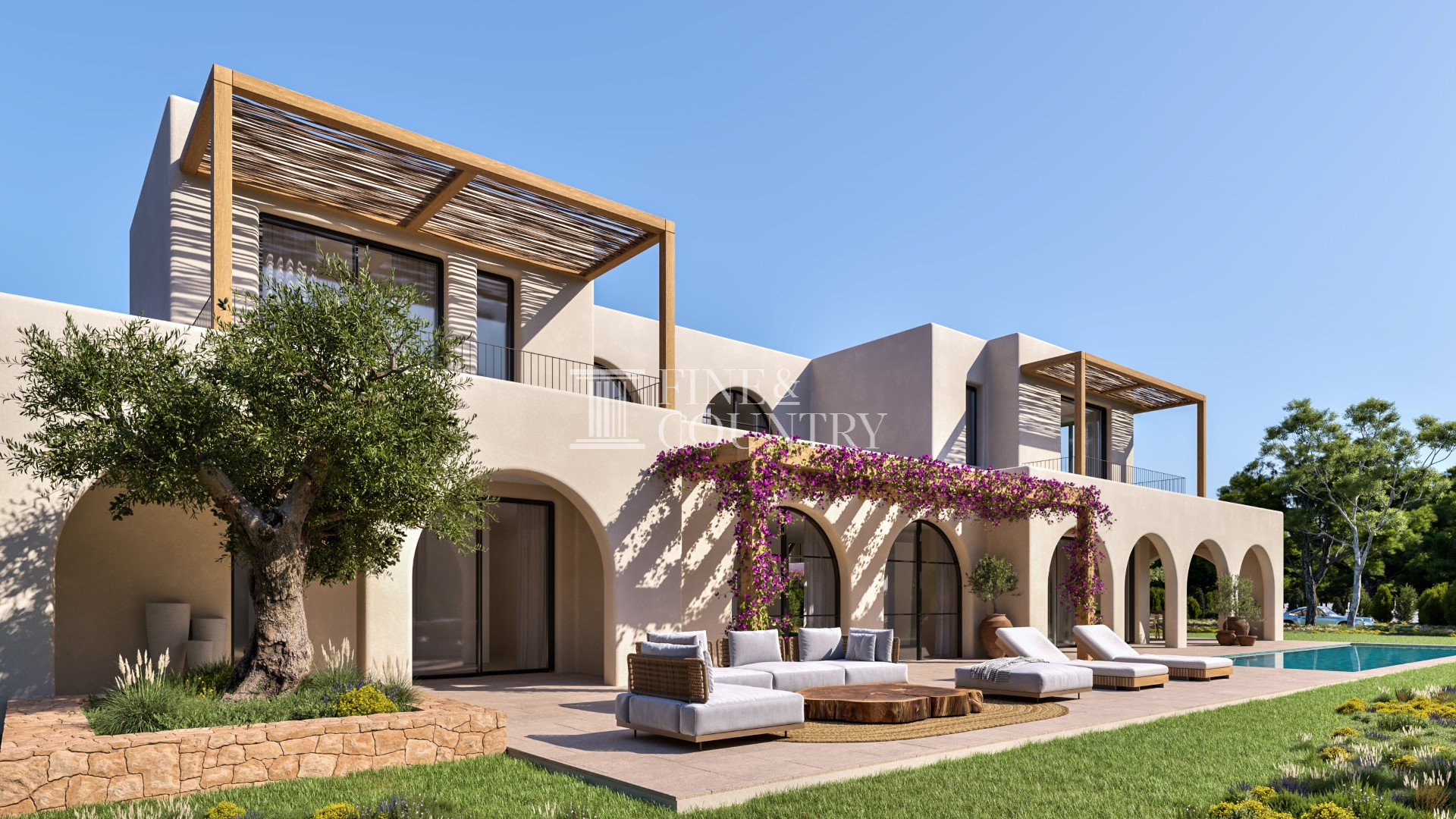 Contemporary Villa With A Private Garden In Moraira