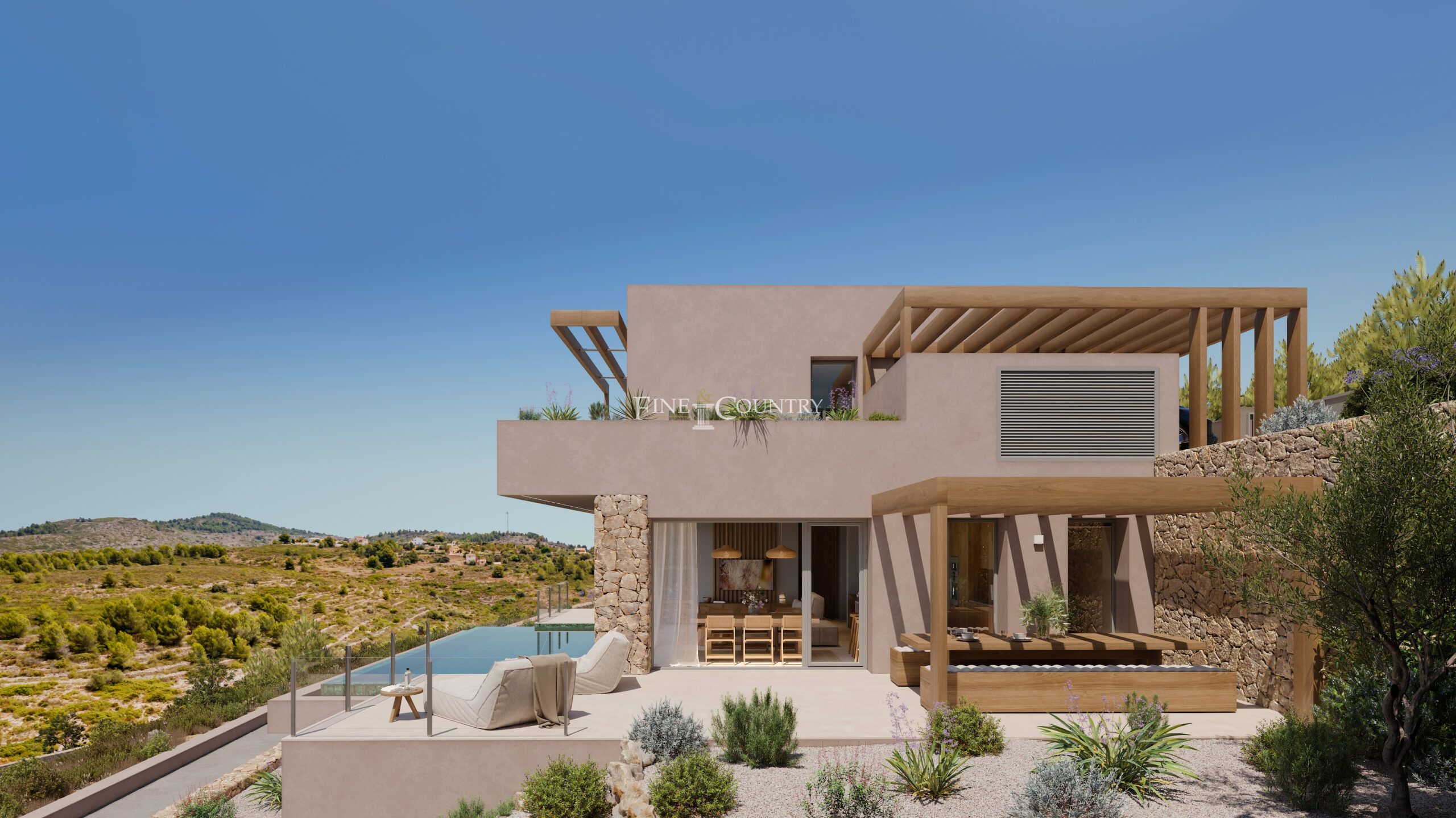 Contemporary Villa With Panoramic Views In Llíber