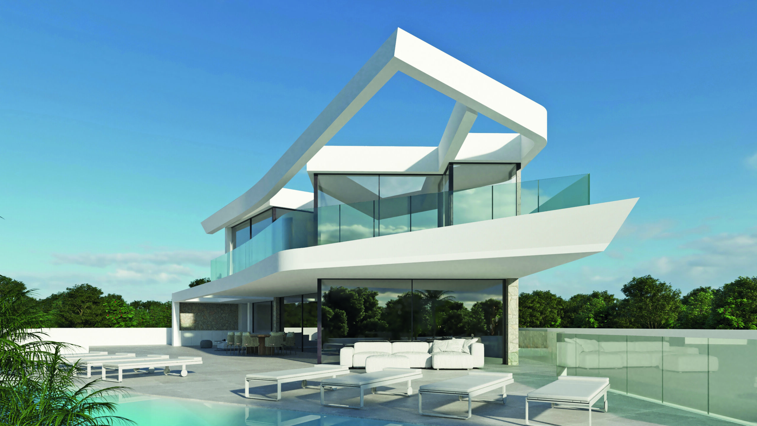 Contemporary Villa With Sea Views In Moraira