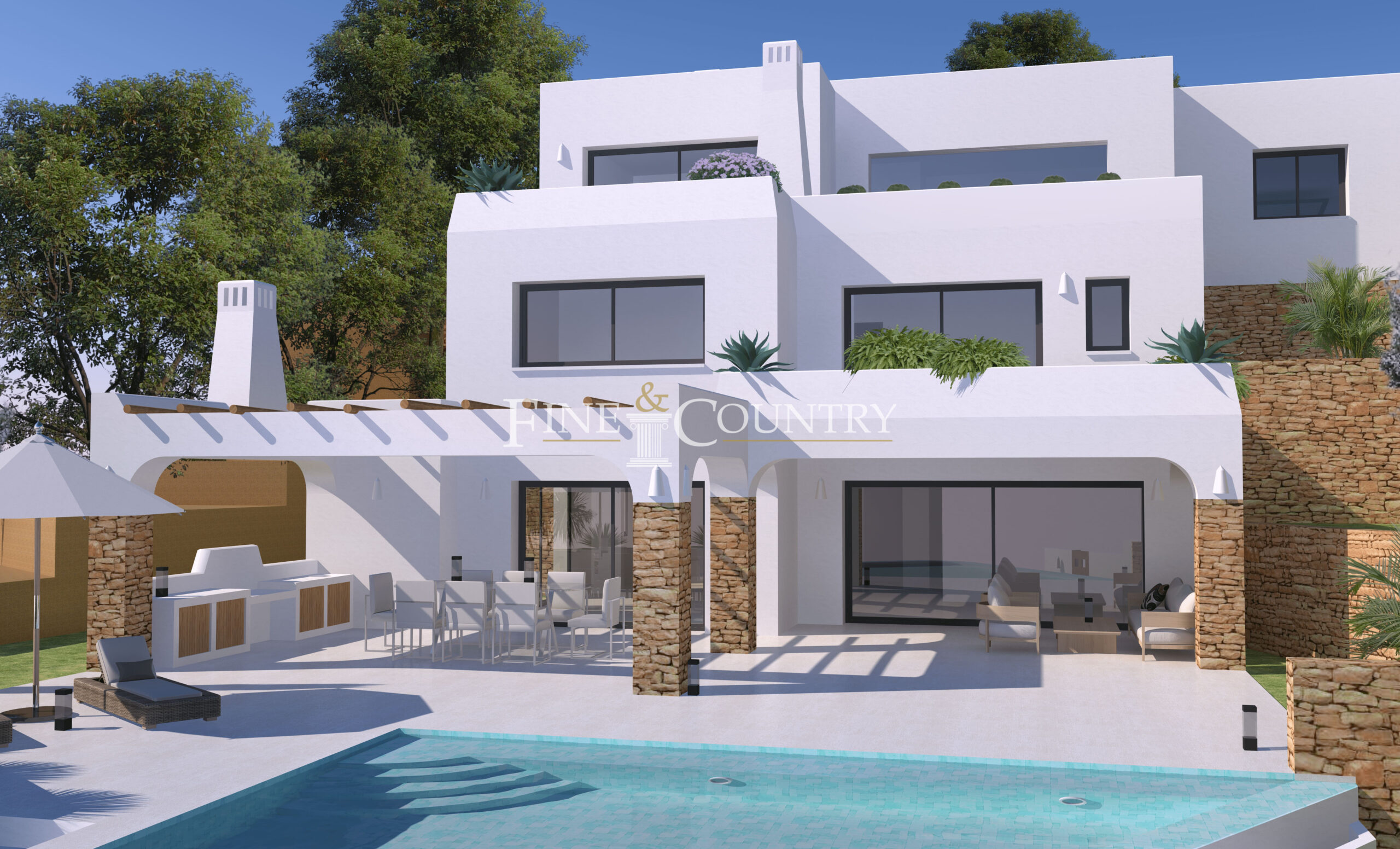 Contemporary Villa With Panoramic Views In Moraira