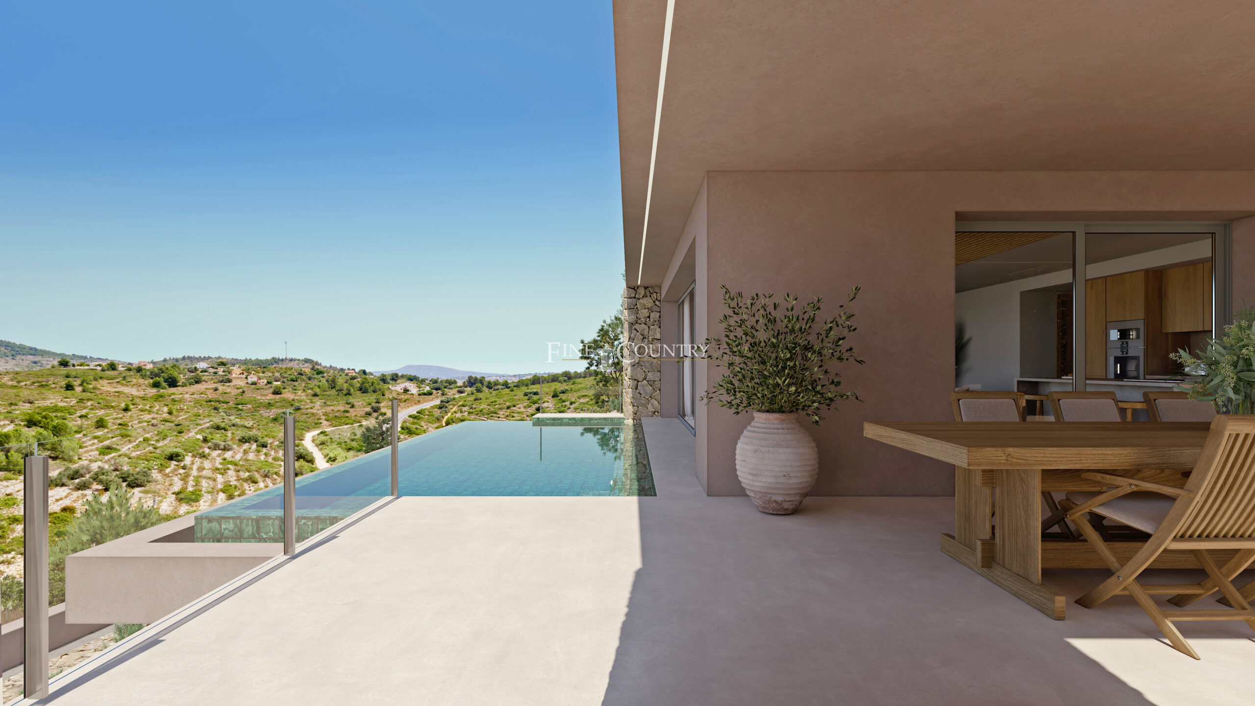 Contemporary Villa With Panoramic Views In Llíber