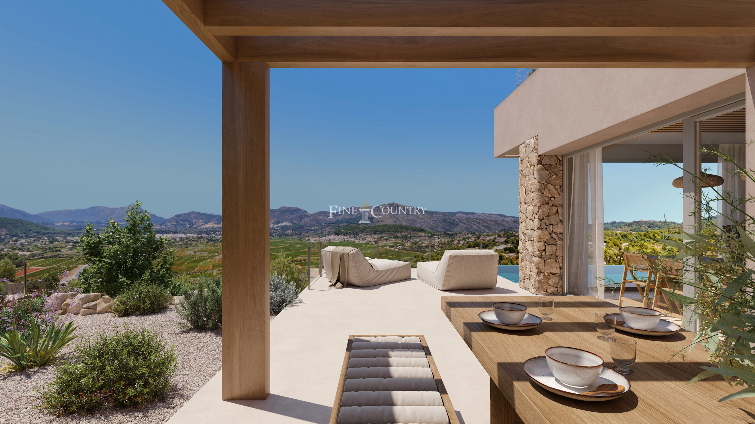 Contemporary Villa With Panoramic Views In Llíber