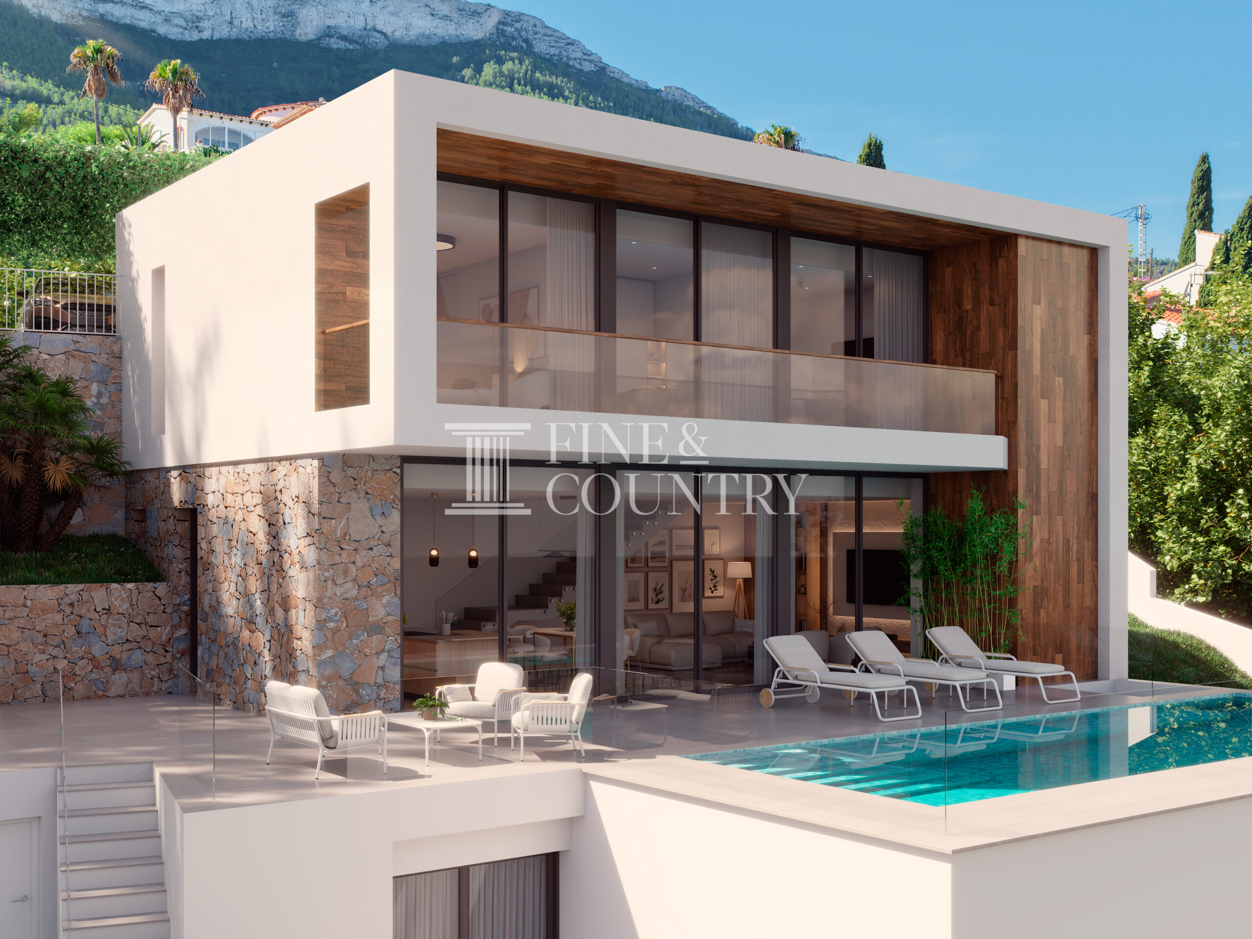 Contemporary Villa With Sea Views In Denia
