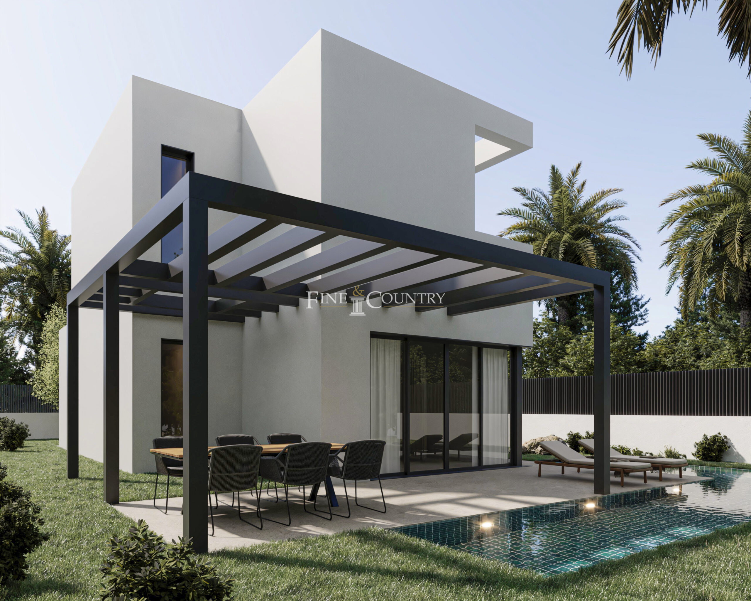 Contemporary Villa With A Private Pool In Alcalali